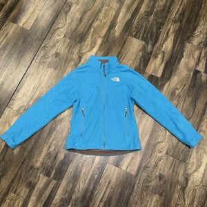 The North Face Fleece Jacket Womens Size Small Full Zip Blue Outerwear